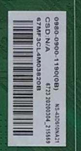 KIT DE TARJETAS PARA TV INSIGNIA 0980-0900-1190 / TP.MS3553W.PB762 / 65MF3CL4M03820B / T-CON 3429110091 / ST4251B03-1-C-1 / MODELO NS-43D510NA21 - Imagen 2